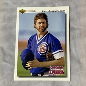 1991 Upper Deck Paul Assenmacher Chicago Cubs Baseball Card #590